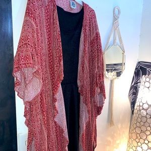 Ruffled Sleeve Cardigan